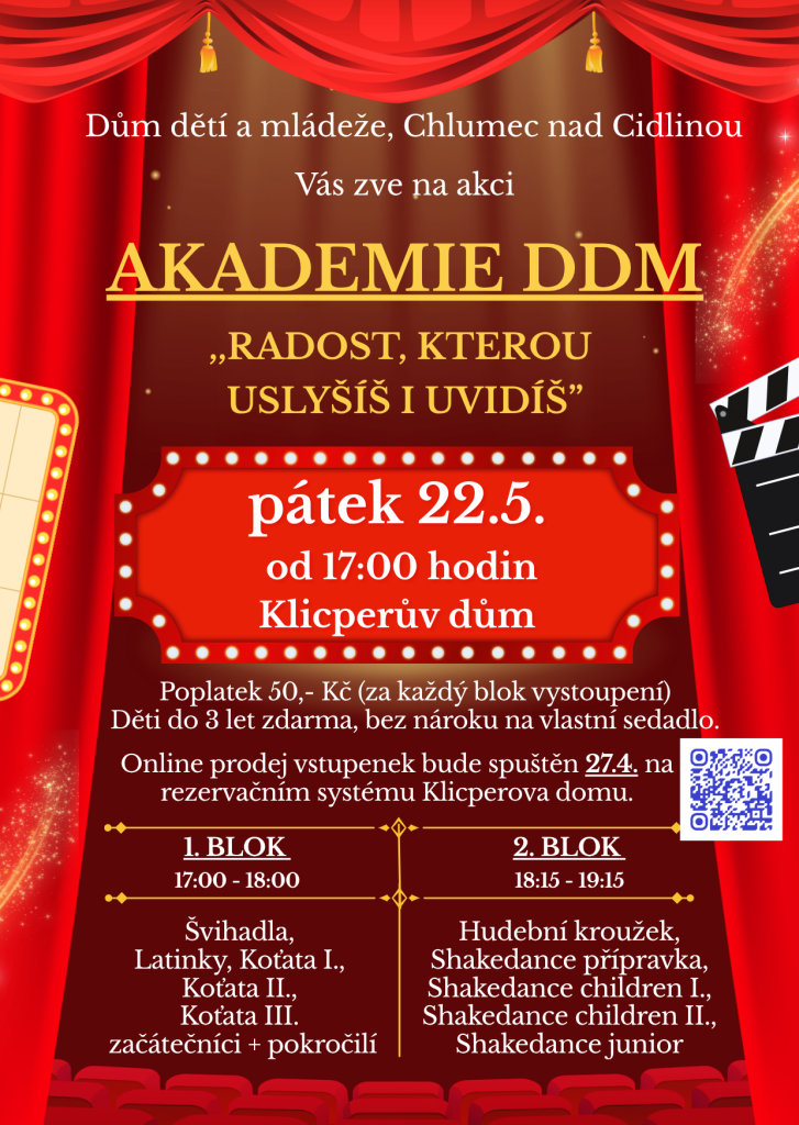 AKADEMIE DDM - „RADOST, KTEROU USLYŠÍŠ I UVIDÍŠ